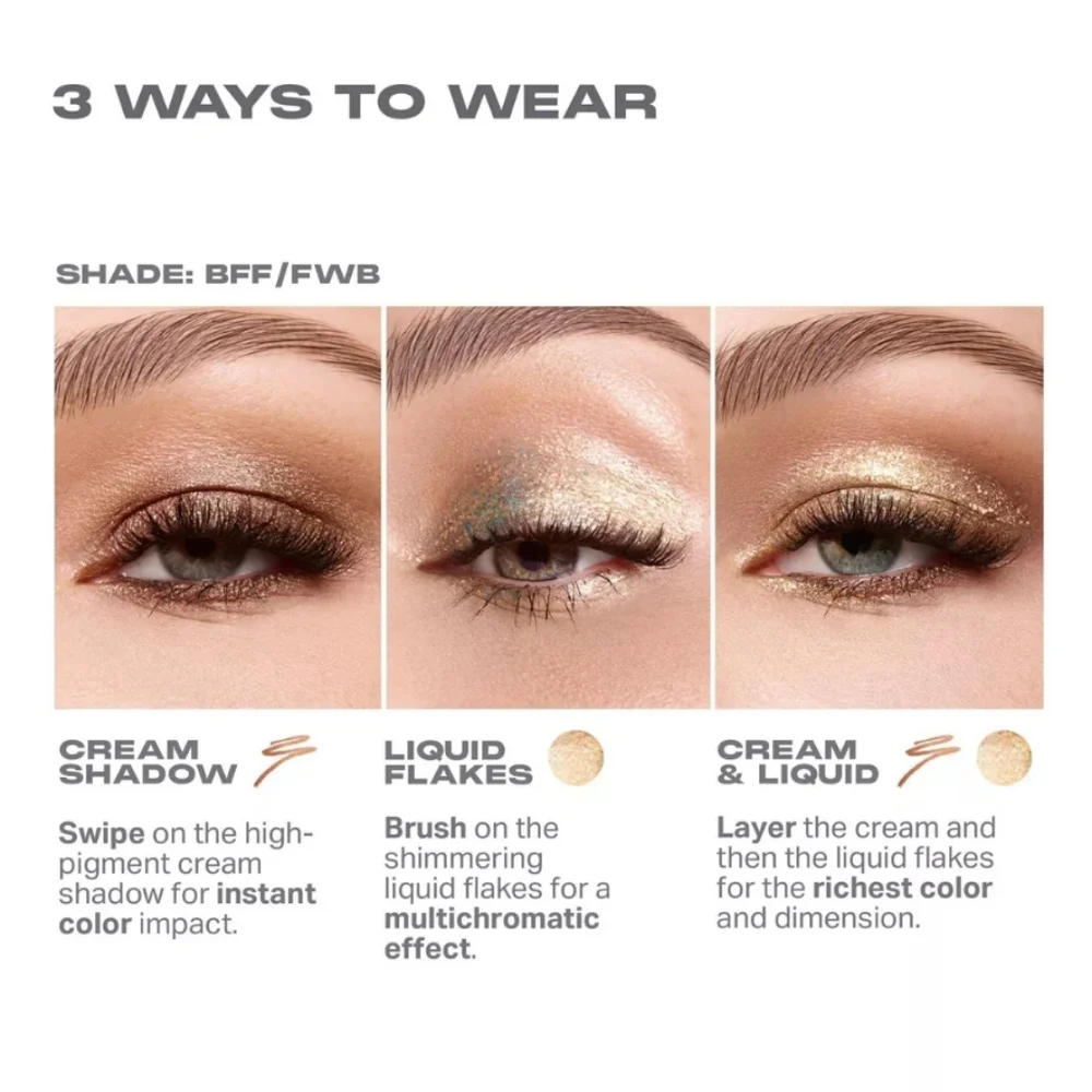 Mixed Signals Dual-Finish Cream & Liquid Shadow Stick Shade:Lover/Fighter 🆕